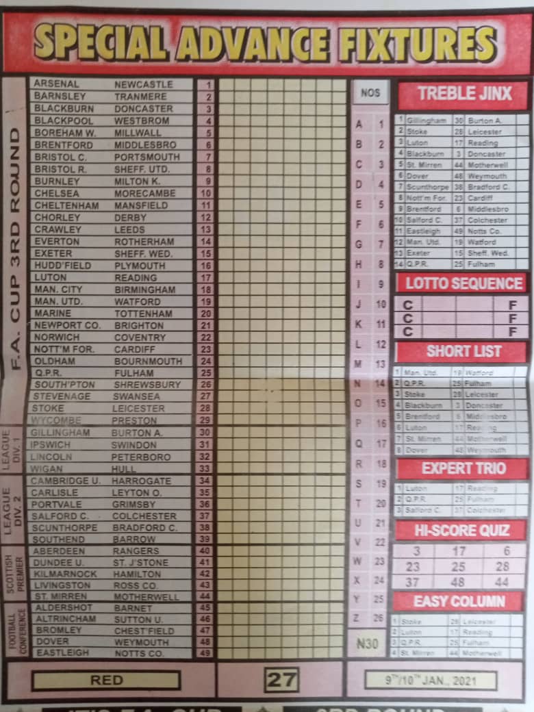 Week 27 Pools RSK Papers 2021 Soccer, Bob Morton, Capital Intl