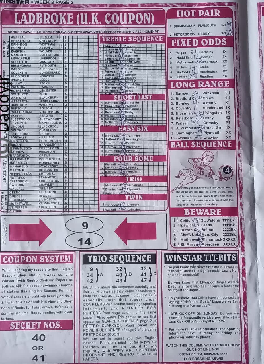 SPECIAL ADVANCE FIXTURES